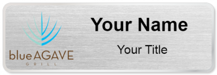 Custom name badges for blueAgave Grill