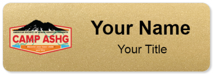 Custom name badges for Camp ASHG