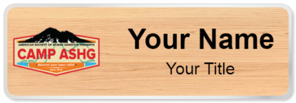Custom name badges for Camp ASHG