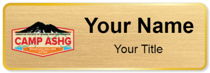 Custom name badges for Camp ASHG