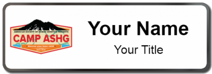 Custom name badges for Camp ASHG