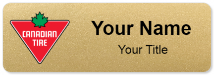Custom name badges for Canadian Tire