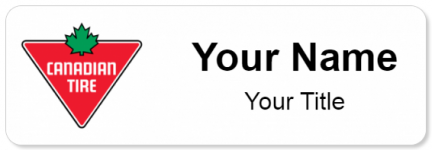 Custom name badges for Canadian Tire