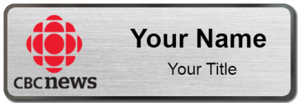 Custom name badges for CBC News