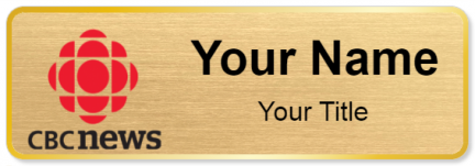 Custom name badges for CBC News