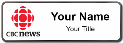 Custom name badges for CBC News