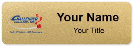 Custom name badges for Challenger Drilling