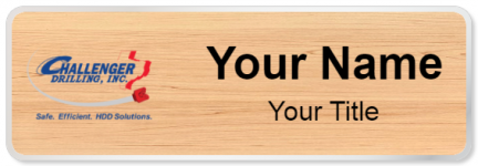 Custom name badges for Challenger Drilling