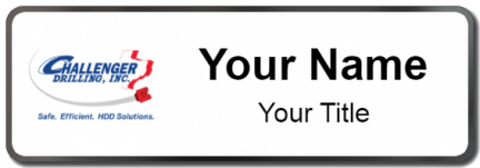 Custom name badges for Challenger Drilling