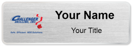 Custom name badges for Challenger Drilling