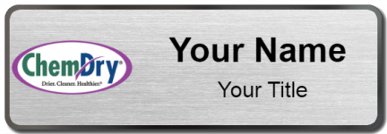 Custom name badges for ChemDry
