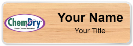 Custom name badges for ChemDry