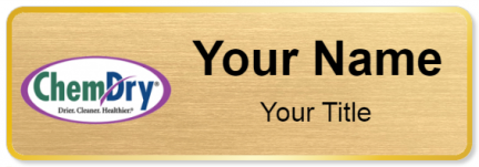 Custom name badges for ChemDry