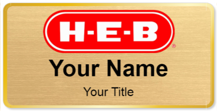 Custom name badges for HEB