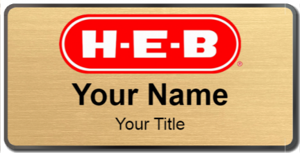 Custom name badges for HEB