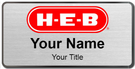 Custom name badges for HEB