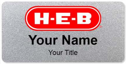 Custom name badges for HEB
