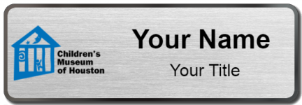 Custom name badges for Childrens Museum of Houston