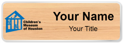 Custom name badges for Childrens Museum of Houston