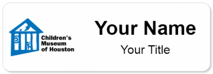 Custom name badges for Childrens Museum of Houston