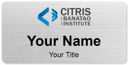 Custom name badges for Citris