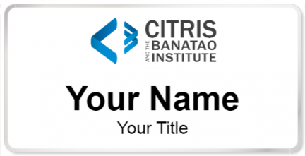 Custom name badges for Citris