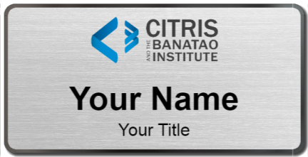 Custom name badges for Citris