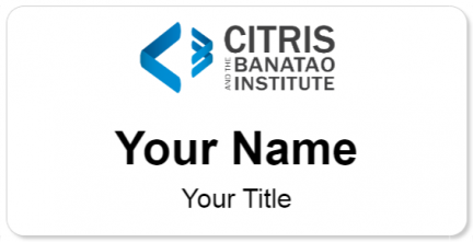 Custom name badges for Citris