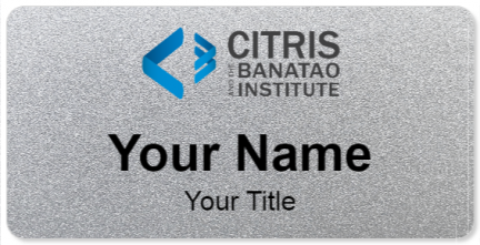 Custom name badges for Citris