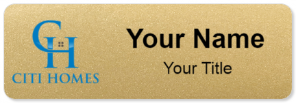 Custom name badges for Citi Homes