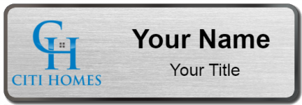 Custom name badges for Citi Homes