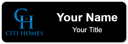 Custom name badges for Citi Homes