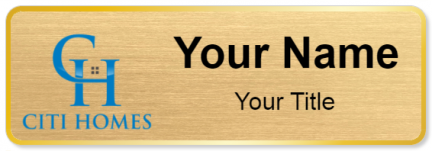 Custom name badges for Citi Homes