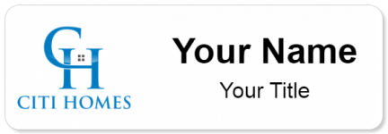 Custom name badges for Citi Homes