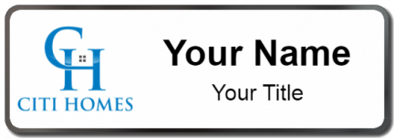 Custom name badges for Citi Homes