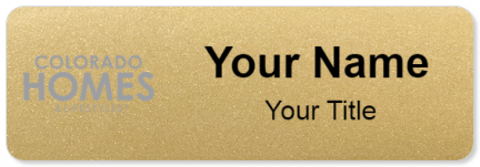 Custom name badges for Colorado Homes