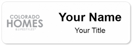 Custom name badges for Colorado Homes