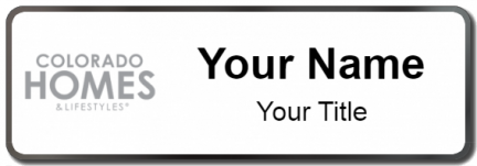 Custom name badges for Colorado Homes