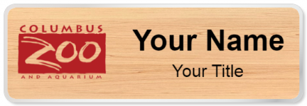 Custom name badges for Columbus Zoo and Aquarium