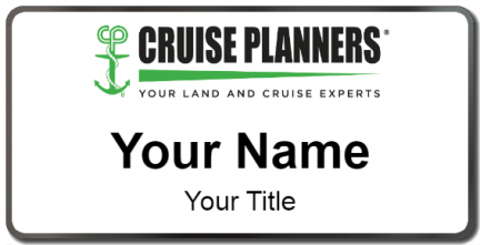 Custom name badges for Cruise Planners