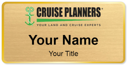 Custom name badges for Cruise Planners