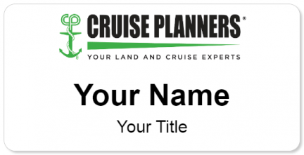 Custom name badges for Cruise Planners