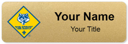 Custom name badges for Cub Scouts