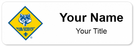 Custom name badges for Cub Scouts