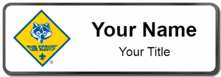 Custom name badges for Cub Scouts