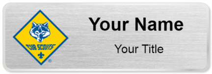 Custom name badges for Cub Scouts