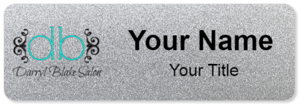 Custom name badges for Darryl Blake Salon