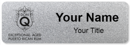 Custom name badges for Exceptional Aged Puerto Rican Rum