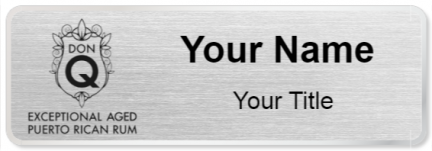 Custom name badges for Exceptional Aged Puerto Rican Rum