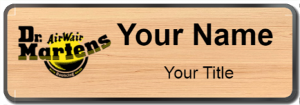 Custom name badges for Dr Martens Air Wair